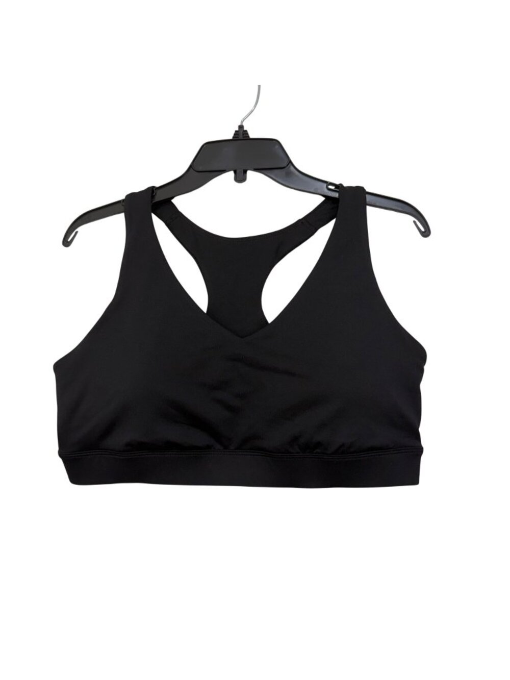 Tek Gear Womens Black Racerback Sports Bra XL Athletic Activewear